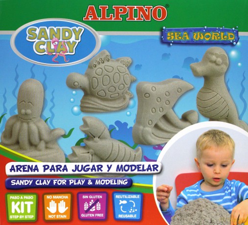Piasek kinetyczny Sandy Clay Sea World