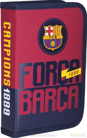 Piórnik pojedynczy 2 klapki FC89 Barca Fan 4