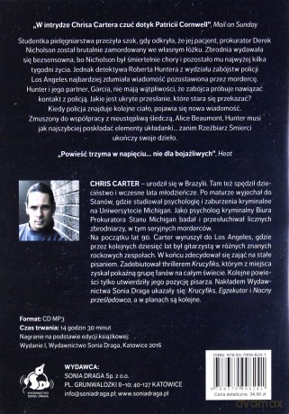 Rzeźbiarz śmierci audiobook - Chris Carter [AUDIOBOOK]