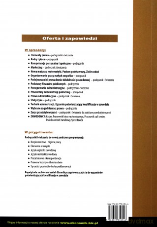 Technik administracji Egzamin potwierdzający kwalifikacje w zawodzie - odpowiedzi - Agnieszka Żukowska [KSIĄŻKA]