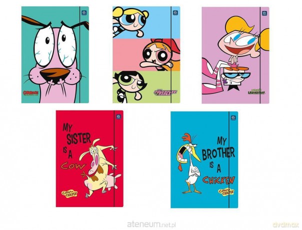Teczka z gumką A4+ LUX UV Cartoon Network (10 szt)