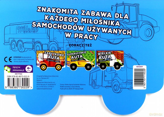 Wesołe auta. Auta w pracy [KSIĄŻKA]
