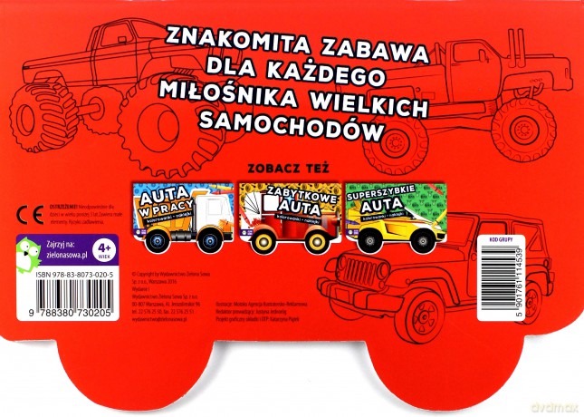Wesołe auta. Wielkie auta [KSIĄŻKA]