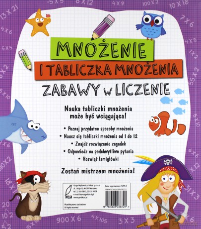 Zabawy w liczenie. Mnożenie i tabliczka mnożenia [KSIĄŻKA]