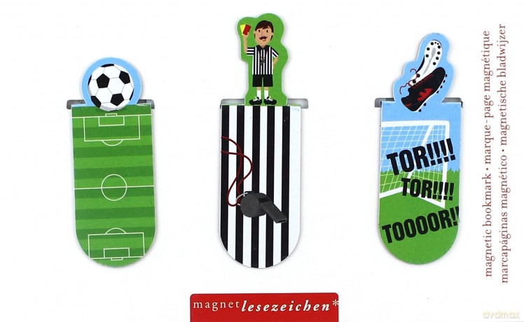 Zakładki magnetyczne - Futbol