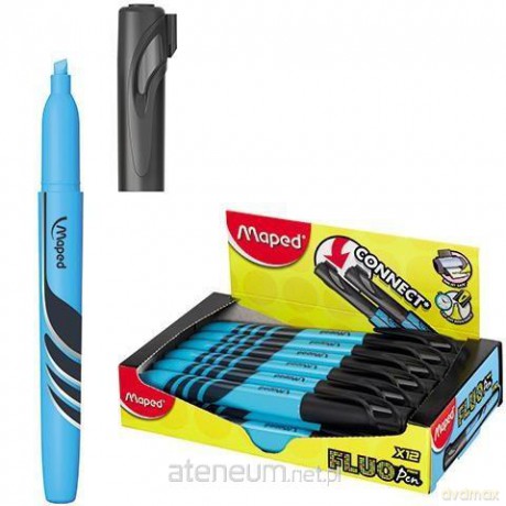 Zakreślacz Fluo Peps Pen niebieski (12 szt)