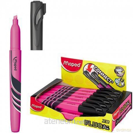 Zakreślacz Fluo Peps Pen różowy (12 szt)