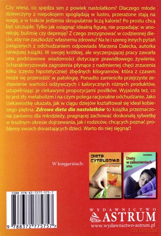 Zdrowa dieta dla nastolatków - Marzena Dalecka [KSIĄŻKA]
