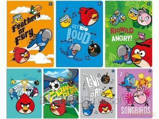 Zeszyt A5/16K kolorowa linia Angry Birds C (20 szt)