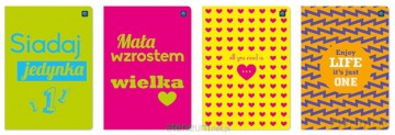 Zeszyt A5/60K kratka Fluo mix (10 szt)