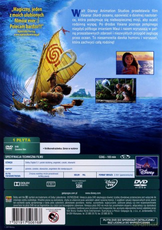 Vaiana: Skarb oceanu (Disney) [DVD]
