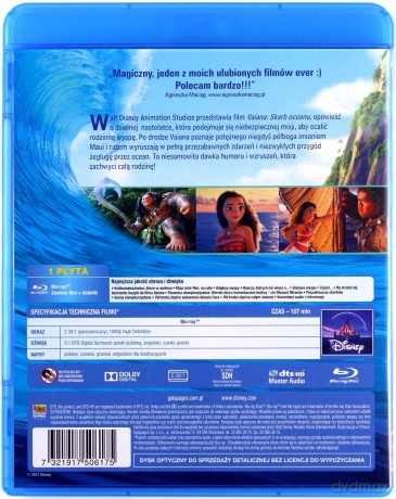 Vaiana: Skarb oceanu (Disney) [Blu-Ray]