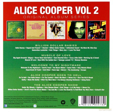 Alice Cooper: Original Album Series vol. 2 [5CD]