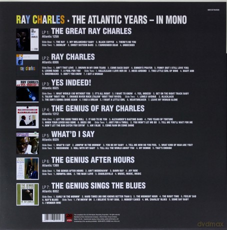 Ray Charles: The Atlantic Studio Albums In Mono [7xWinyl]