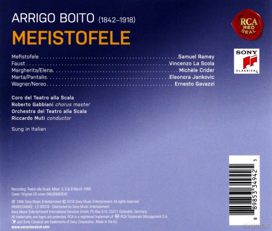 Riccardo Muti: Boito: Mefistofele [2CD]