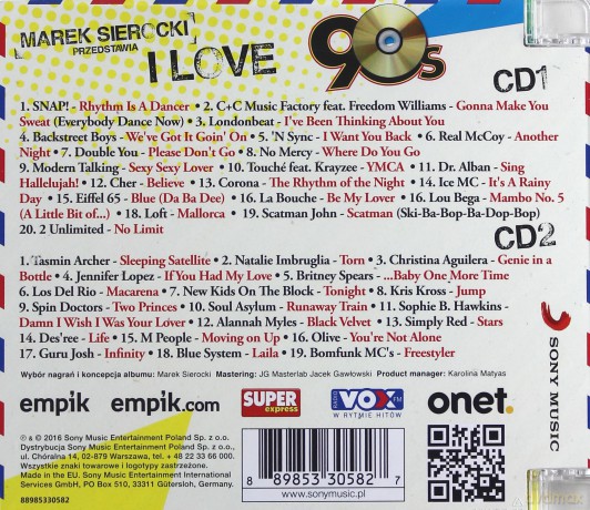 Marek Sierocki Przedstawia: I love 90's [2CD]