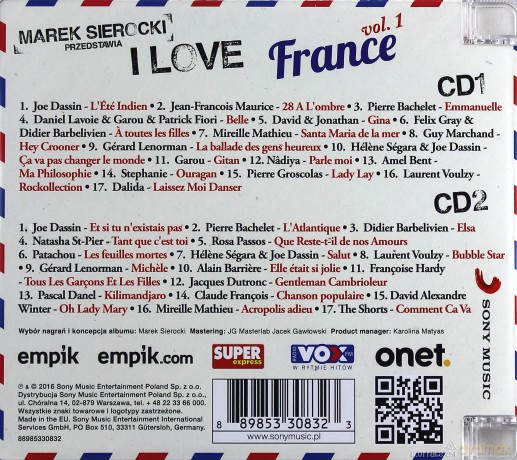 Marek Sierocki Przedstawia: I Love France [2CD]