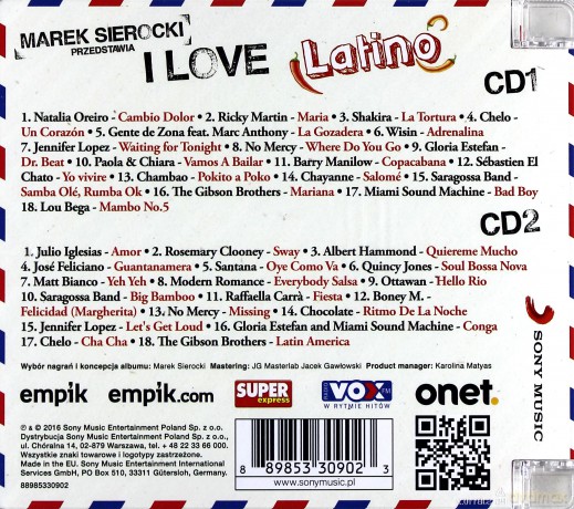 Marek Sierocki Przedstawia: I Love Latino [2CD]