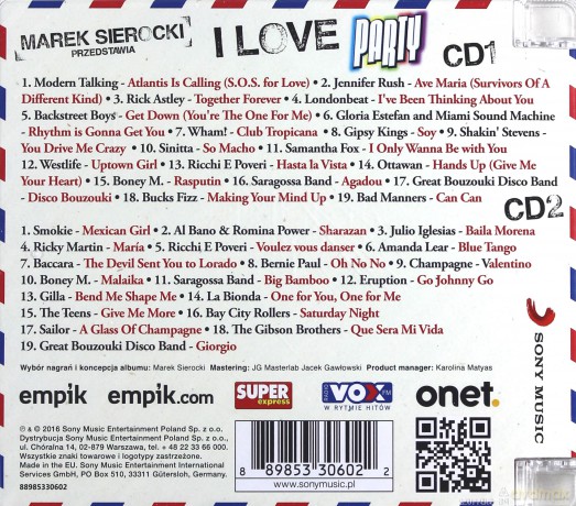 Marek Sierocki Przedstawia: I Love Party [2CD]