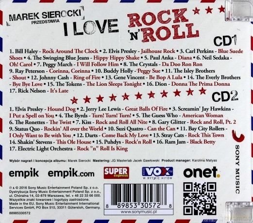 Marek Sierocki Przedstawia: I love Rock'n'Roll [2CD]