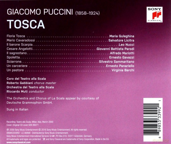 Riccardo Muti: Puccini: Tosca [2CD]