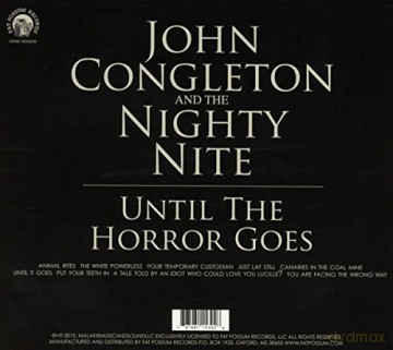 John Congleton And The Nighty Nite: Until The Horror Goes (digipack) [CD]