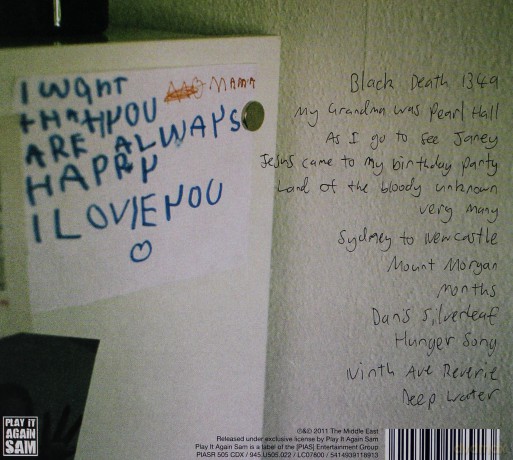 The Middle East: I Want That You Are Always Happy (digipack) [CD]