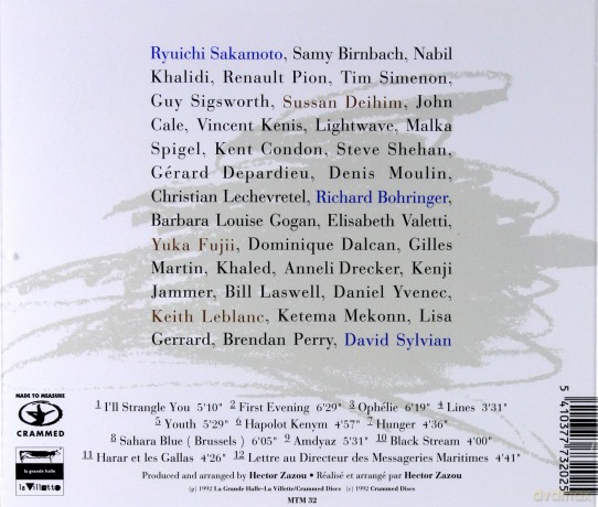 Hector Zazou: Sahara Blue [CD]