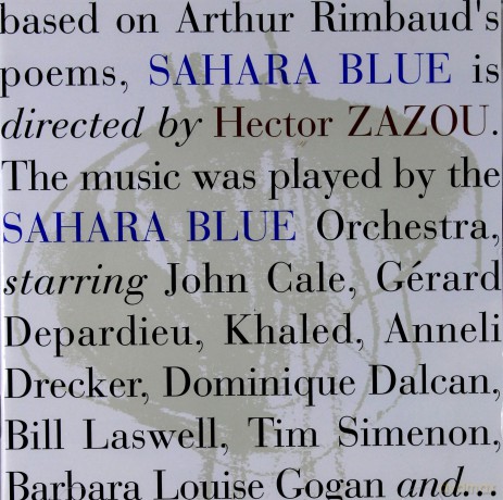 Hector Zazou: Sahara Blue [CD]