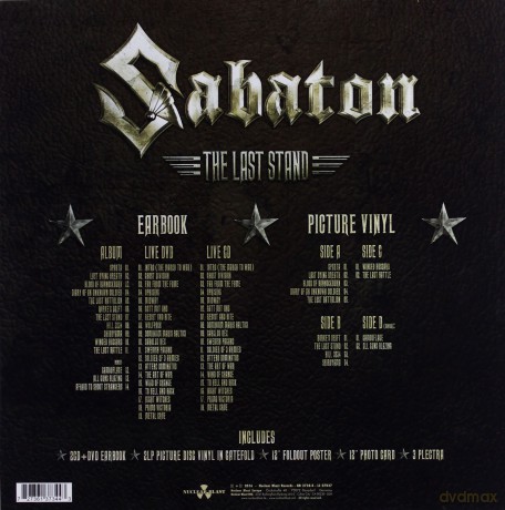 Sabaton: The Last Stand (earbook) [2xWinyl]+[DVD]+[2CD]