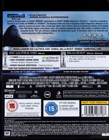 The Revenant (Zjawa) [Blu-Ray 4K]+[Blu-Ray]