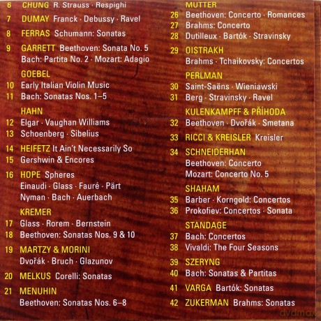 111 The Violin Legendary Recordings [42CD]