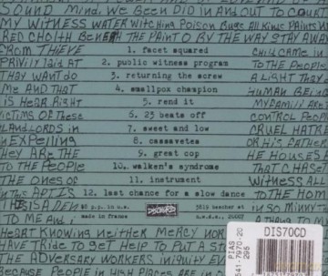Fugazi: In On The Kill Taker [CD]