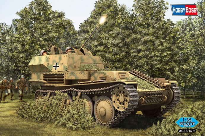 HOBBY BOSS German 2cm Flak 38 Pz.Kpfw 38