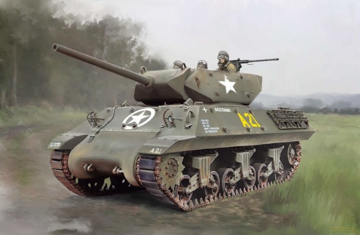 ITALERI WWII M10 tank destroyer