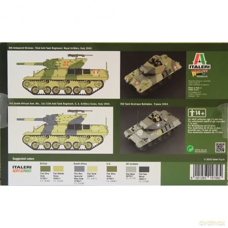 ITALERI WWII M10 tank destroyer