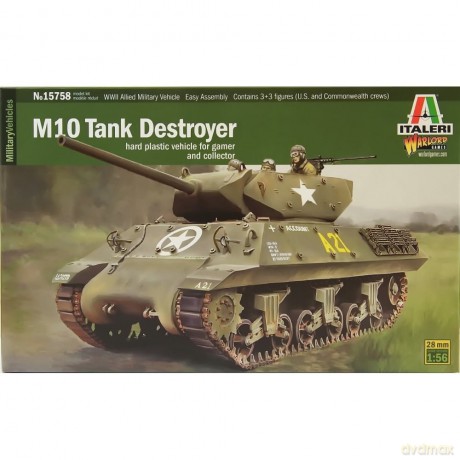 ITALERI WWII M10 tank destroyer
