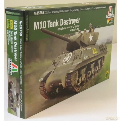 ITALERI WWII M10 tank destroyer