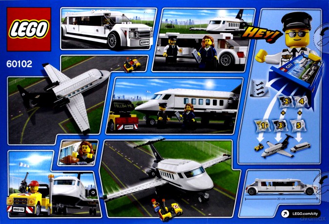 LEGO City Lotnisko obsługa VIPów (60102) [KLOCKI]