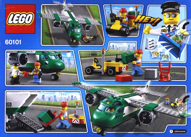 LEGO City Lotnisko samolot transportowy (60101) [KLOCKI]