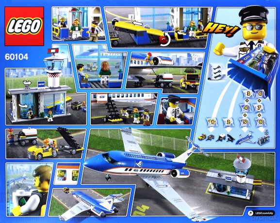 LEGO Lotnisko terminal pasażerski (60104) [KLOCKI]