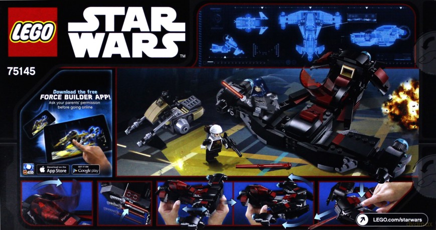 LEGO STAR WARS Myśliwiec Mroku (75145) [KLOCKI]