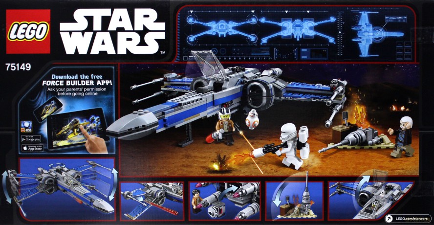LEGO Myśliwiec XWing Ruchu Oporu (75149) [KLOCKI]
