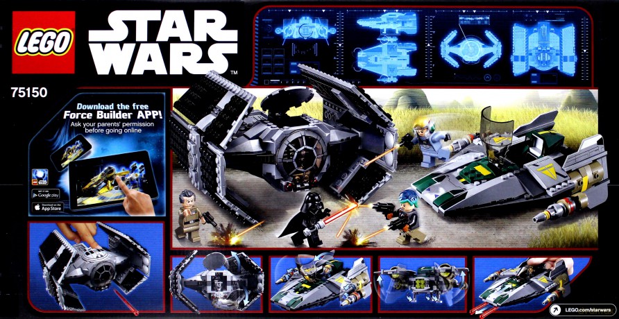 LEGO TIE Advanced vs. AWing Starf. (75150) [KLOCKI]
