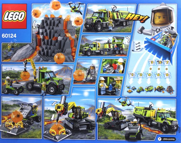 LEGO Wulkan baza naukowców (60124) [KLOCKI]