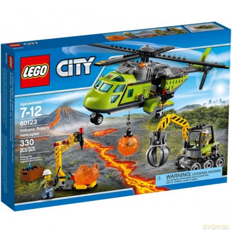 LEGO City Wulkan helikopter dostawczy (60123) [KLOCKI]