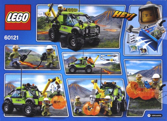 LEGO City Wulkan samochód naukowców (60121) [KLOCKI]