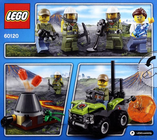 LEGO City Wulkan zestaw startowy (60120) [KLOCKI]