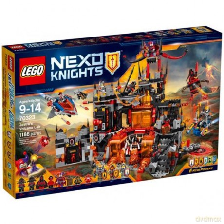 LEGO Nexo Knights Wulkaniczna kryjówka Jestro (70323) [KLOCKI]
