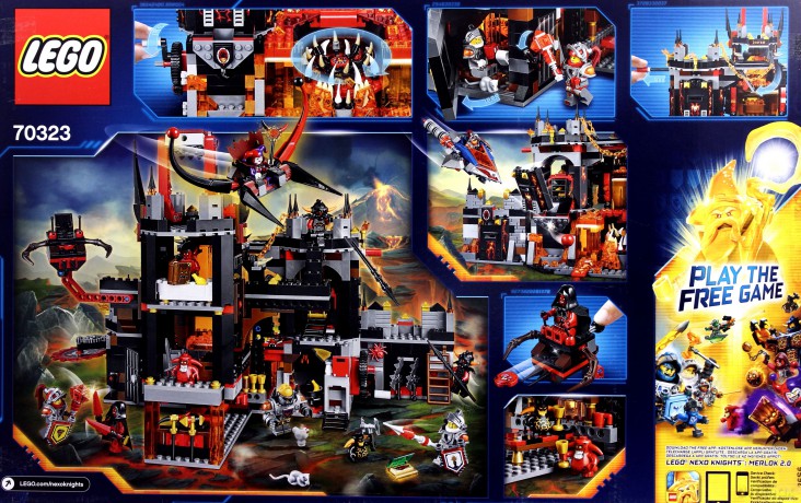 LEGO Nexo Knights Wulkaniczna kryjówka Jestro (70323) [KLOCKI]